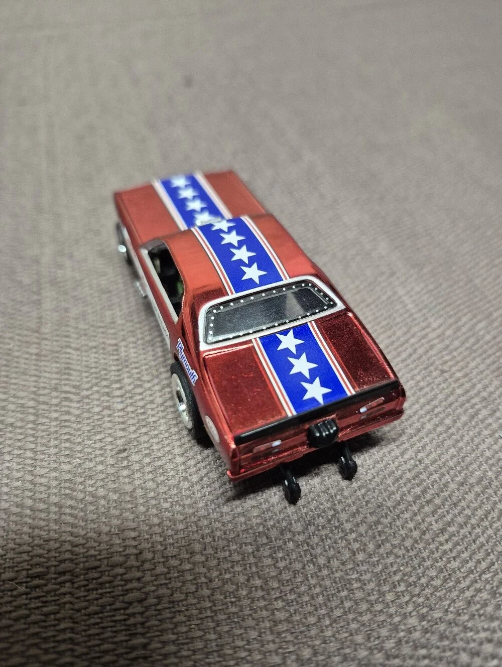 Red Plymouth Duster Slot Car